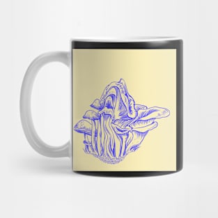 Copy of Blue Mushrooms Swirl Mug